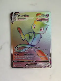 Mew VMAX 268/264 CGC 19 Fusion Strike Secret Rare Rainbow Rare Holo Pokemon TCG - Image 1