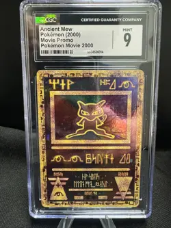 2000 POKEMON MOVIE PROMO - POKEMON MOVIE 2000 ANCIENT MEW CGC 9 - Image 1
