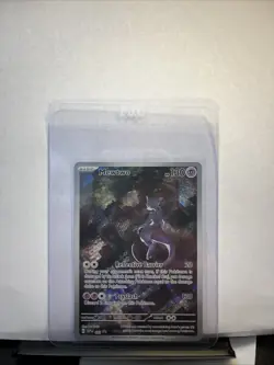 Pokemon TCG Scarlet & Violet Black Star Promo Mewtwo 052 Holofoil Near Mint - Image 1