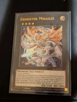 Yugioh! Exosister Mikailis - GRCR-EN017 - Ultra Rare - 1st Edition Near Mint, En - Image 1
