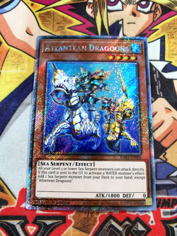 Atlantean Dragoons ra03-en006 (NM+) Platinum-Secret Rare Yu-Gi-Oh! - Image 1