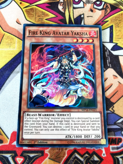 Fire King Avatar Yaksha mp14-en121 1st Edition (VLP) Super Rare Yu-Gi-Oh! - Image 1