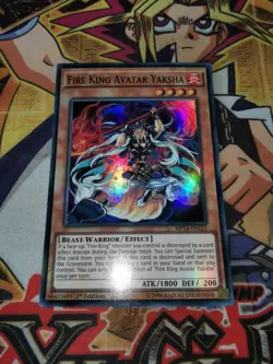 Fire King Avatar Yaksha mp14-en121 1st Edition (VLP) Super Rare Yu-Gi-Oh! - Image 3
