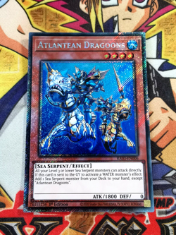Atlantean Dragoons ra03-en006 (NEW) Platinum-Secret Rare Yu-Gi-Oh! - Image 1
