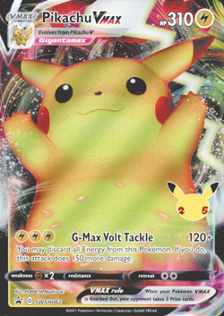 Pikachu VMAX SWSH062 SWSH: Sword & Shield Promo Cards Holo - Image 1
