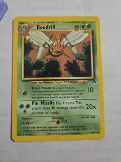 Beedrill (18/75) Rare Neo Discovery Set Pokemon Card - Image 1
