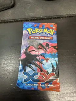 Sealed XY Base Booster Pack (Yveltal) - 2014 Pokemon Cards DAMAGED (See Pics) - Image 1