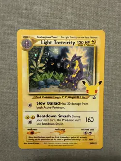 Light Toxtricity SWSH137 Sword & Shield Celebrations Promo Cards NM - Image 1
