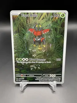 Tapu Bulu 065/064 Illustration Rare Shrouded Fable Pokemon Card - NM Near Mint - Image 1