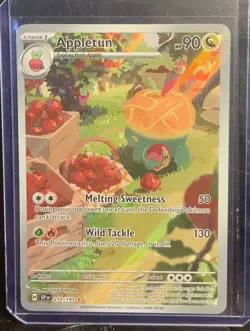 Appletun And Flapple Pokemon Trading Card Game Holo Rare NM - Image 2