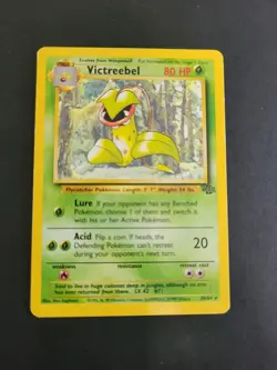 Pokemon TCG Victreebell 30/64 Unlimited Jungle Card 1999 WOTC MP - Image 1