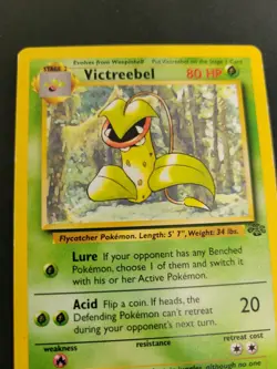 Pokemon TCG Victreebell 30/64 Unlimited Jungle Card 1999 WOTC MP - Image 2