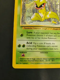 Pokemon TCG Victreebell 30/64 Unlimited Jungle Card 1999 WOTC MP - Image 3