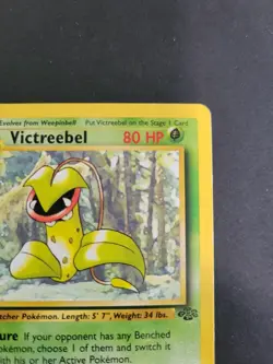 Pokemon TCG Victreebell 30/64 Unlimited Jungle Card 1999 WOTC MP - Image 5