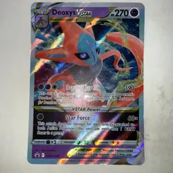 JUMBO/OVERSIZED Deoxys V STAR SWSH268 NM Pokemon Card, Black Star Promo - Image 1