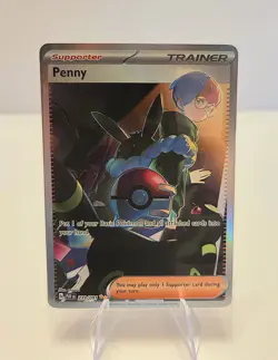 Pokemon Penny Card 239/091 Special Illustration Rare, Paldean Fates - Image 1