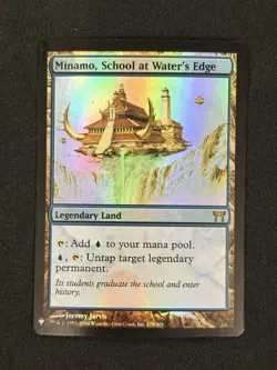 Minamo, School at Water's Edge The List Reprints Foil Magic The Gathering Card - Image 1