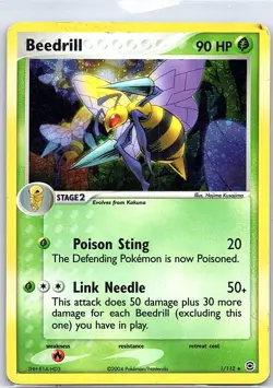 Beedrill 1/112 Holo FireRed & LeafGreen - Pokemon Card - LP - Image 1