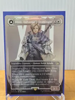 Dion, Bahamut's Dominant (Borderless) #376 Final Fantasy Foil - Image 1