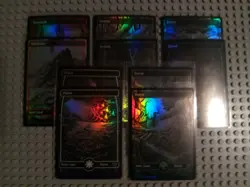 mtg Innistrad: crimson vow full art Foil Land set NM/M Unplayed - Image 1