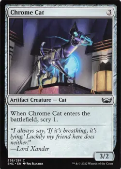 Chrome Cat C Streets of New Capenna # 236 NM - Image 1