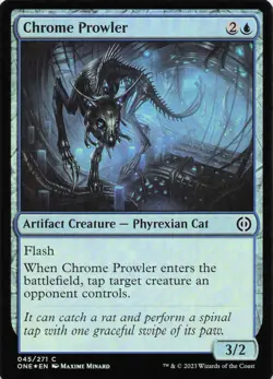Chrome Prowler C Phyrexia: All Will Be One # 45 NM Foil - Image 1