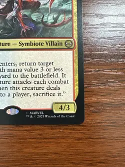 Carnage, Crimson Chaos Marvel's Spider-Man Regular MTG SPM 0125 - Image 4