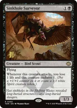 1 x Sinkhole Surveyor - Foil - Prerelease Promo - Tarkir: Dragonstorm - NM-Mint - Image 1