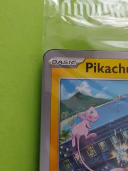 Pikachu Pokemon Scarlet & Violet Black Star SVP 190 Factory Sealed Promo Card - Image 2