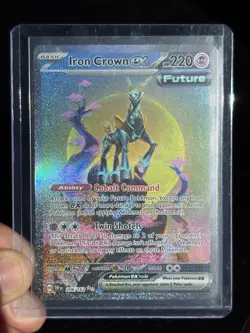 Pokemon TCG Iron Crown EX 206/162 Secret Rare SV05 Temporal Forces NM/Mint - Image 1
