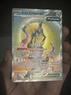 Pokemon TCG Iron Crown EX 206/162 Secret Rare SV05 Temporal Forces NM/Mint - Image 2