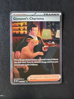 POKEMON TCG - ENGLISH 151 - GIOVANNI'S CHARISMA 204/165 - Image 1