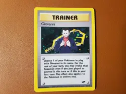 Giovanni Holo Unlimited Holo Rare Gym Challenge 18/132 - NM Pokemon TCG Trainer - Image 1