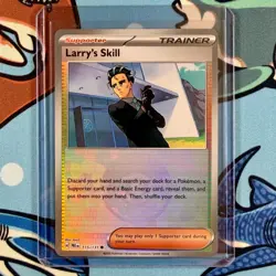 Larry's Skill 115/131 Pokemon Prismatic Evolutions Pokeball Reverse Holo - ENG - Image 1