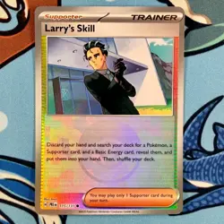 Larry's Skill 115/131 Pokemon Prismatic Evolutions Pokeball Reverse Holo - ENG - Image 2