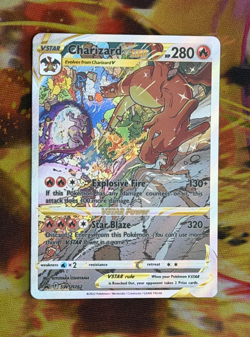 2022 Pokemon SWSH Black Star Promo Charizard VStar Sword And Shield 262 - Image 1