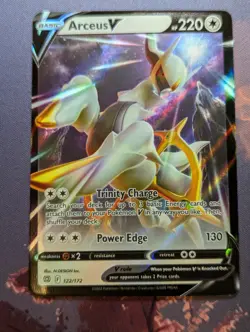 Arceus V 122/172 Sword & Shield Brilliant Stars Holo Ultra Rare Pokemon TCG - NM - Image 1