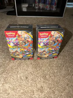 SEALED Pokemon Mega Evolutions Booster Bundle - Lot Of 2 - Image 1