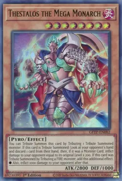 Thestalos the Mega Monarch - GFTP-EN082 - Ultra Rare - 1st Edition x1 - Lightly - Image 1
