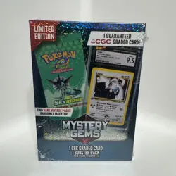 Mystery Gem Pokemon Card 1 CGC Graded Card And 1 Random Booster Pack - Image 1