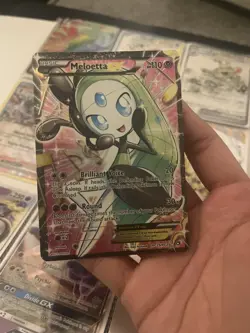 Meloetta EX RC25/RC25 Legendary Treasures Full Art Holo Rare Pokemon Card LP - Image 1