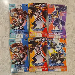 Digimon Card Game (6) Release Special Booster Packs Version 1.5 BT01-03 English - Image 1