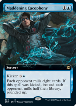 Maddening Cacophony (Extended Art) FOIL Zendikar Rising PLD CARD ABUGames - Image 1