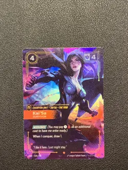 Riftbound TCG League Of Legends Origins Epic Kai'sa Survivor 039/298 NM Card - Image 1