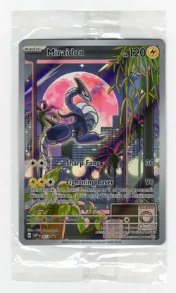 Miraidon 013 Scarlet & Violet Black Star Promo Pokemon Card SEALED NM - Image 1