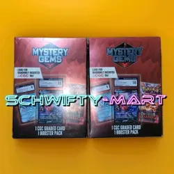 Pokemon Mystery Gems 1 CGC Graded Card & 1 Booster Pack 2025 SEALED (Lot of 2) - Image 1