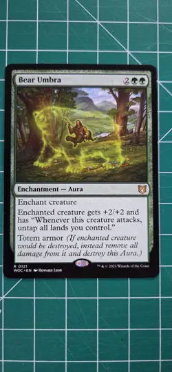 Bear Umbra Commander: Wilds of Eldraine Regular - Image 1