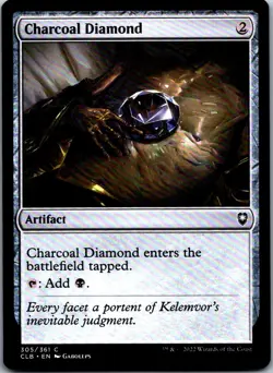 Charcoal Diamond C Commander Legends: Battle for Baldur's Gate 305 NM NM-LP - Image 1
