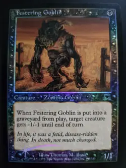 Festering Goblin NM FOIL Onslaught MTG FREE SHIPPING - Image 1