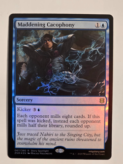 Maddening Cacophony 067/280 R Foil Zendikar Rising Magic the Gathering NM - Image 1